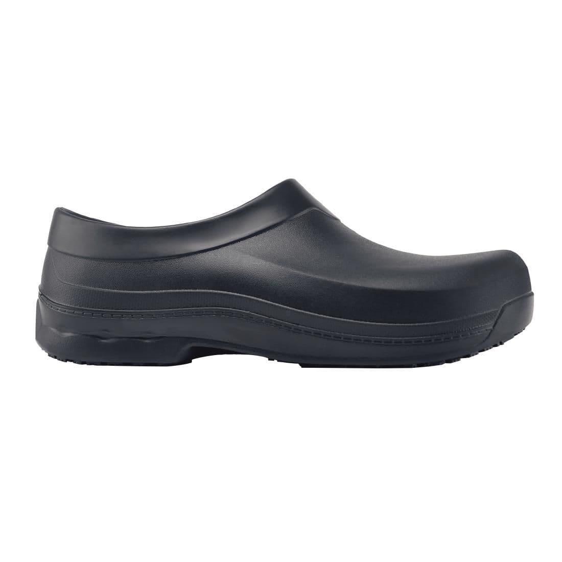 BB581-37 Shoes for Crews Radium Clogs Black - JD Catering Equipment Solutions Ltd