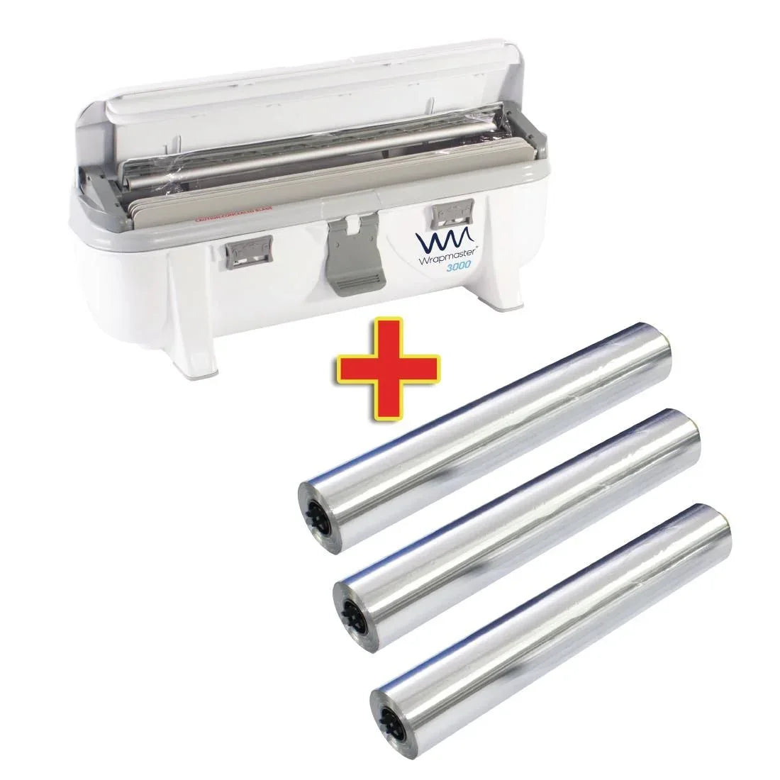 S598 Special Offer Wrapmaster 3000 Dispenser and 3 x 90m Foil - JD Catering Equipment Solutions Ltd