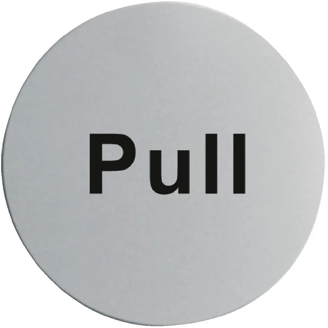 U064 Stainless Steel Door Sign - Pull - JD Catering Equipment Solutions Ltd