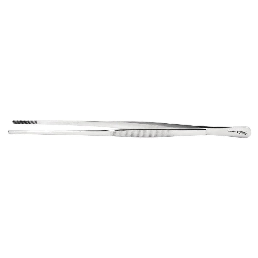 CC164 Stainless Steel Round Tip Tweezer Tongs 300mm - JD Catering Equipment Solutions Ltd