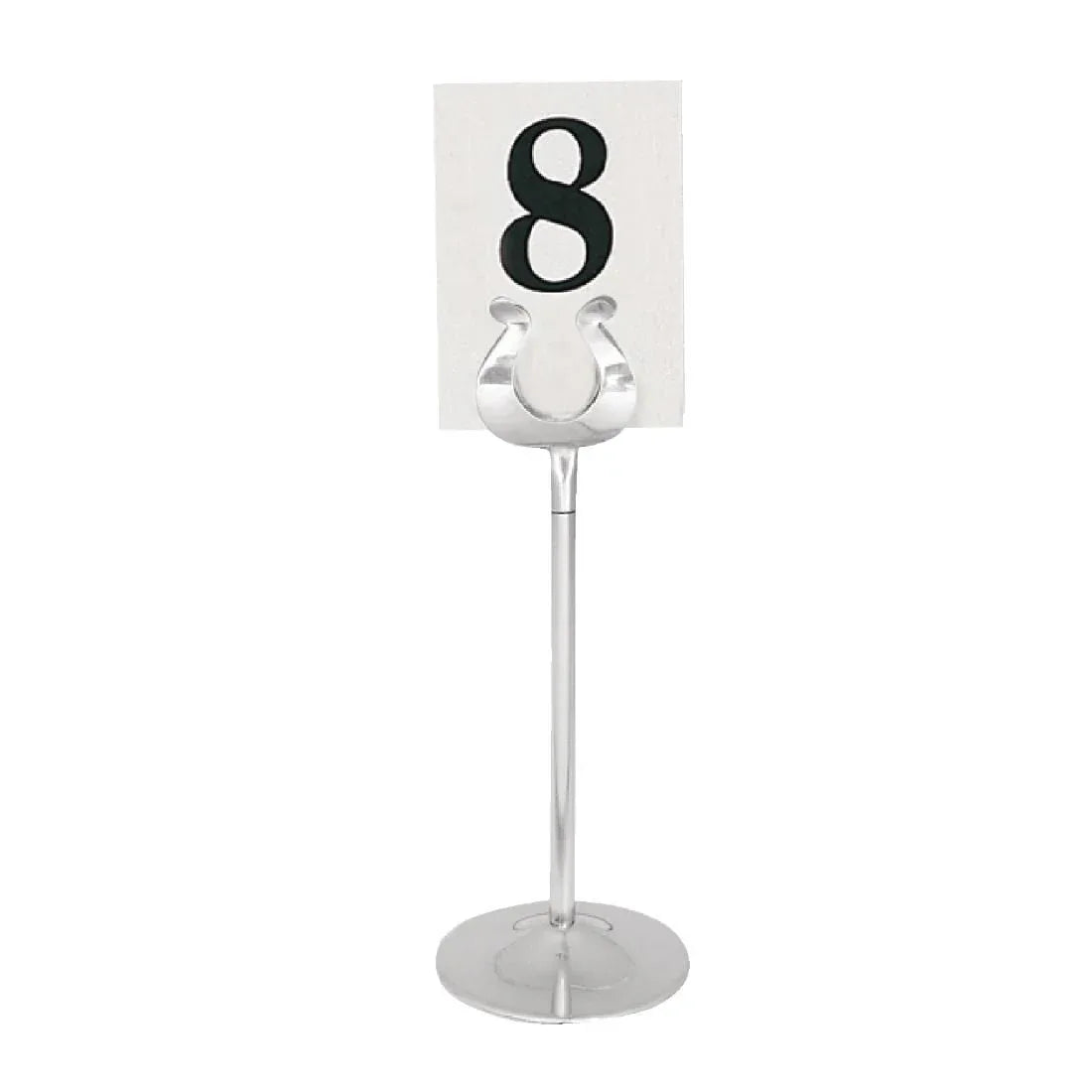 P343 Stainless Steel Table Number Stand 205mm - JD Catering Equipment Solutions Ltd