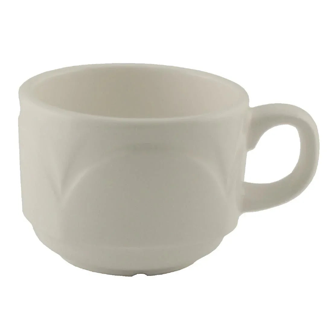 V8239 Steelite Bianco Stacking Cups 212ml (Pack of 36) - JD Catering Equipment Solutions Ltd