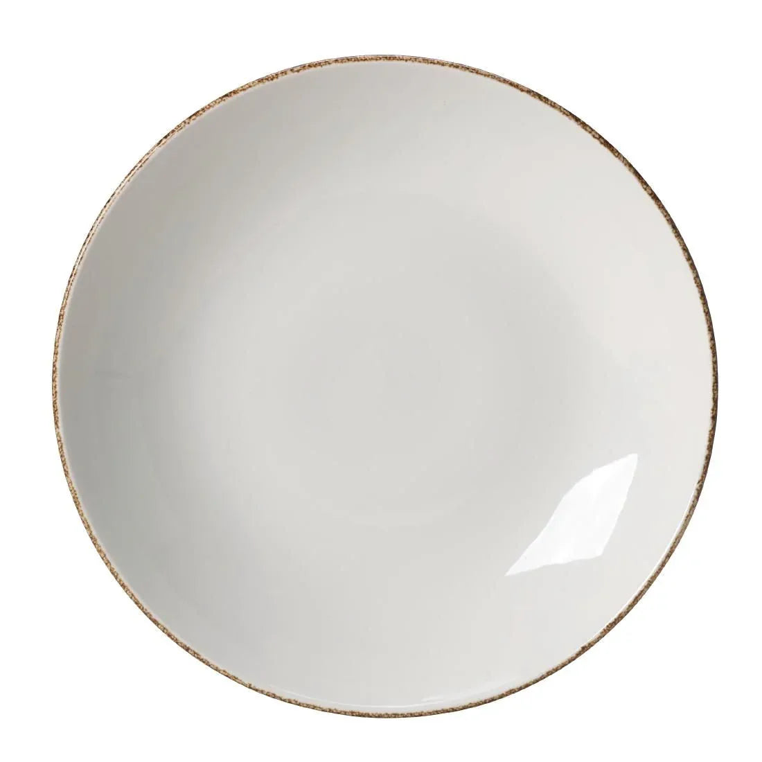 VV751 Steelite Brown Dapple Coupe Plates 300mm (Pack of 12) - JD Catering Equipment Solutions Ltd