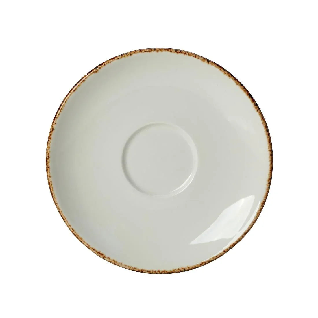 VV777 Steelite Brown Dapple Saucers 150mm (Pack of 36) - JD Catering Equipment Solutions Ltd
