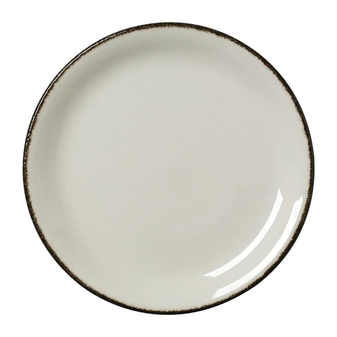 VV1333 Steelite Charcoal Dapple Coupe Plates 202mm (Pack of 24) - JD Catering Equipment Solutions Ltd