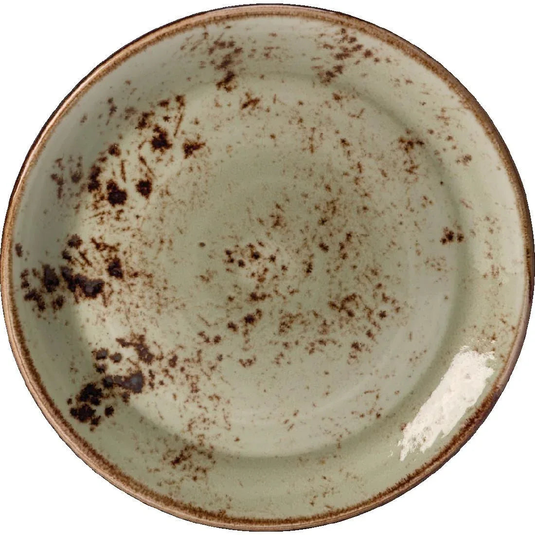 V059 Steelite Craft Green Coupe Plates 300mm (Pack of 12) - JD Catering Equipment Solutions Ltd