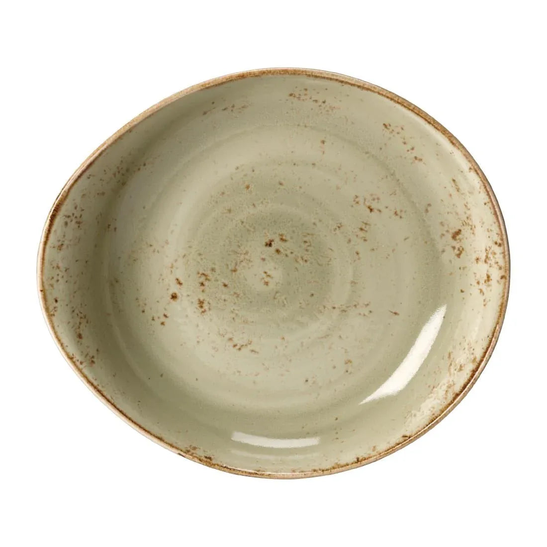V050 Steelite Craft Green Freestyle Bowls 280mm (Pack of 12) - JD Catering Equipment Solutions Ltd