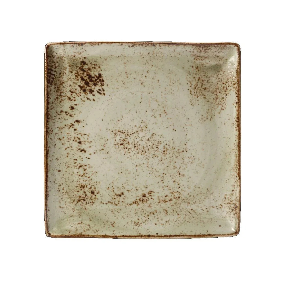 V056 Steelite Craft Green Square Platters 270mm (Pack of 6) - JD Catering Equipment Solutions Ltd