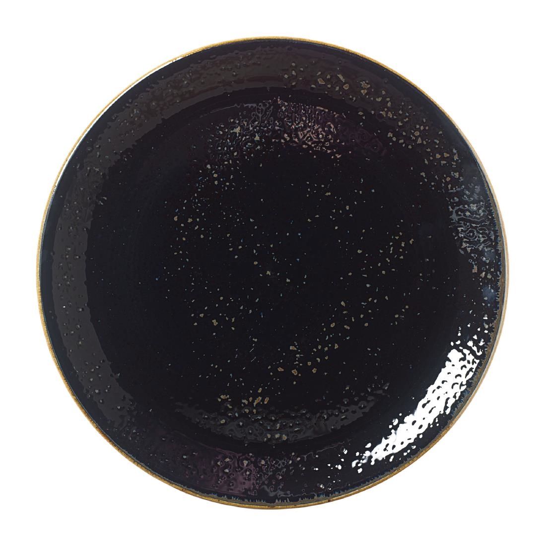 VV1026 Steelite Craft Liquorice Coupe Plates 300mm (Pack of 12)