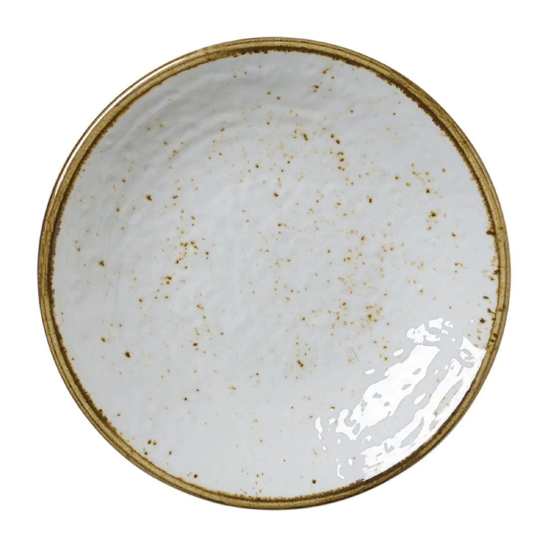 VV1078 Steelite Craft Melamine Coupe Plates White 162mm (Pack of 6)
