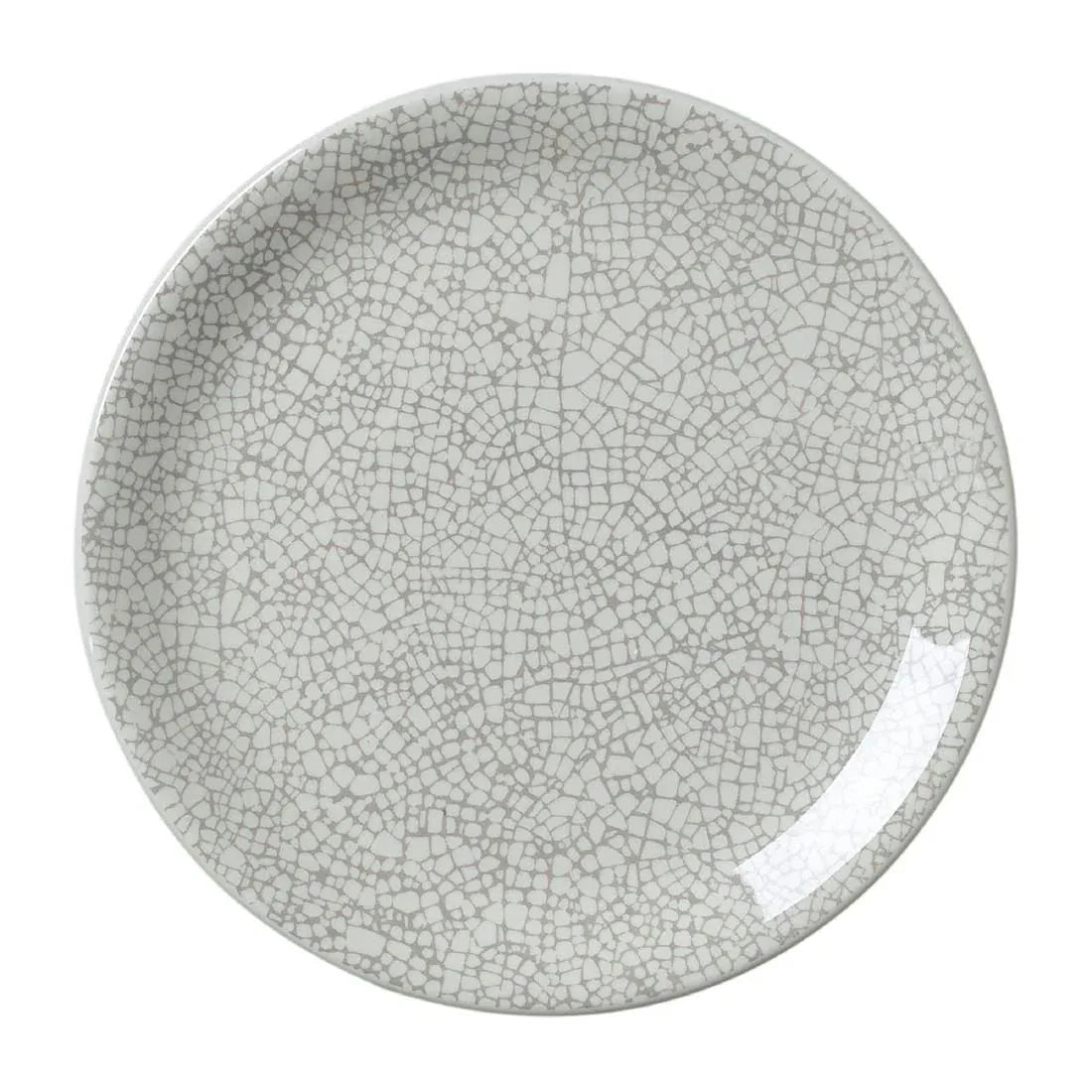 VV1051 Steelite Ink Crackle Grey Coupe Plates 153mm (Pack of 12) - JD Catering Equipment Solutions Ltd