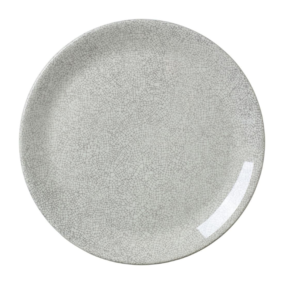 VV1048 Steelite Ink Crackle Grey Coupe Plates 300mm (Pack of 12)