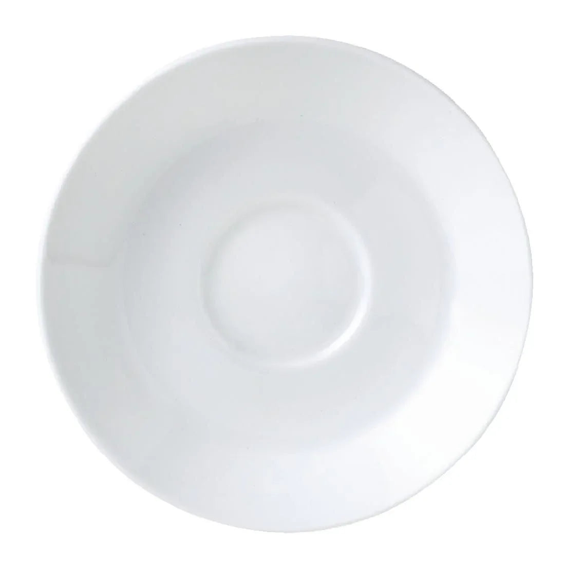 V6877 Steelite Monaco White Mandarin Tea Saucers Single Well 150mm (Pack of 36) - JD Catering Equipment Solutions Ltd