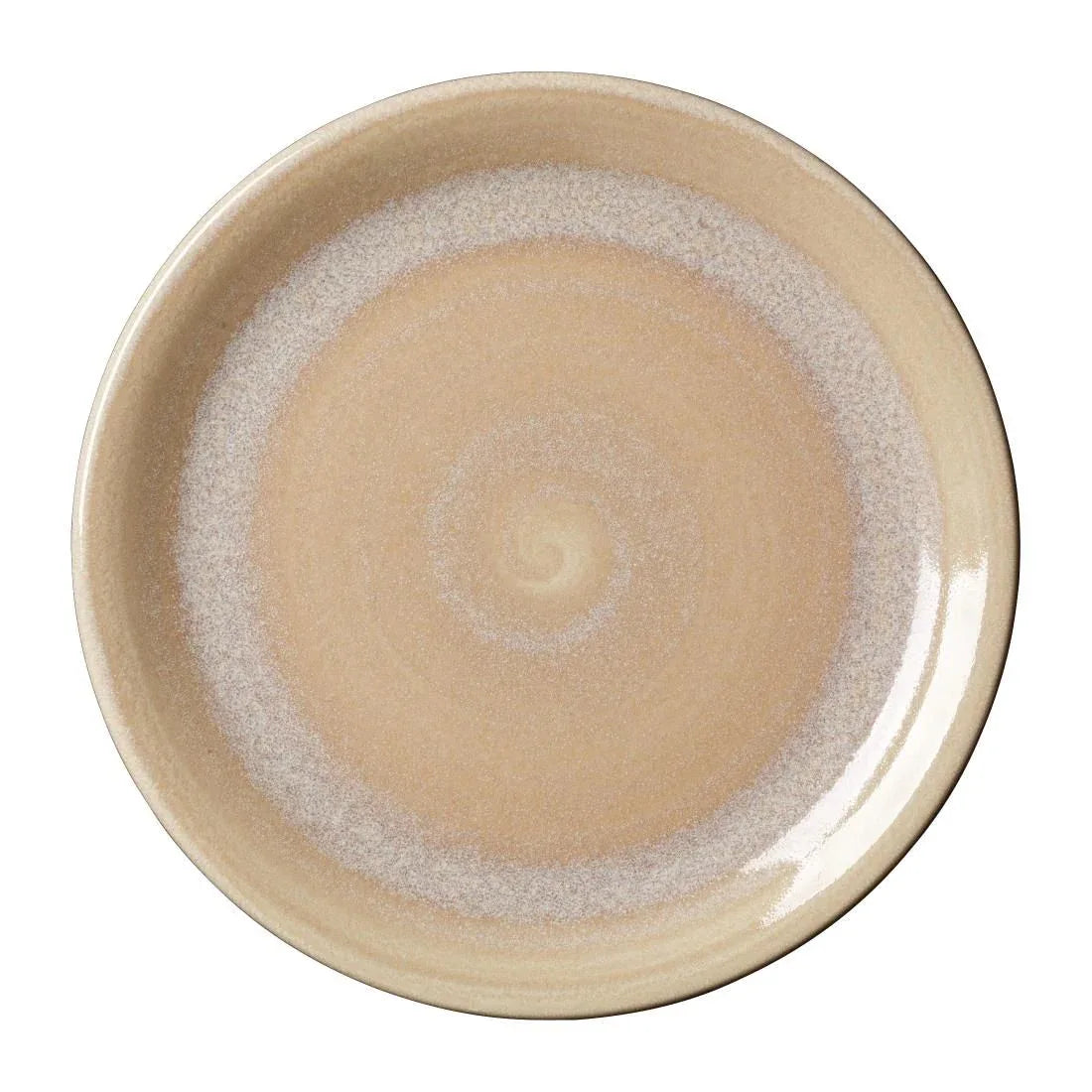VV1943 Steelite Revolution Sandstone Plate Coupe 202mm (Pack of 12) - JD Catering Equipment Solutions Ltd