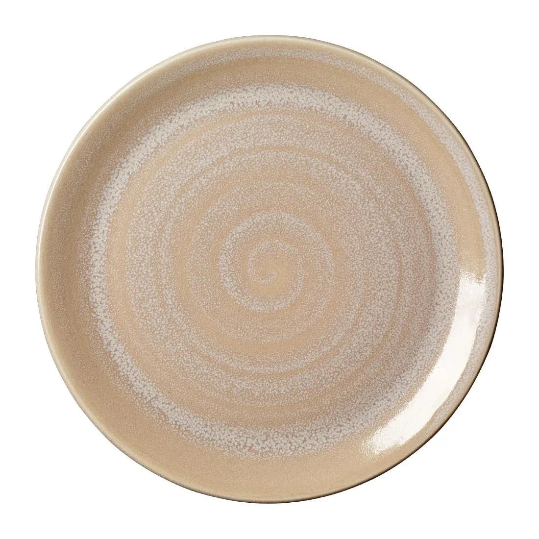 VV1940 Steelite Revolution Sandstone Plate Coupe 280mm (Pack of 12) - JD Catering Equipment Solutions Ltd