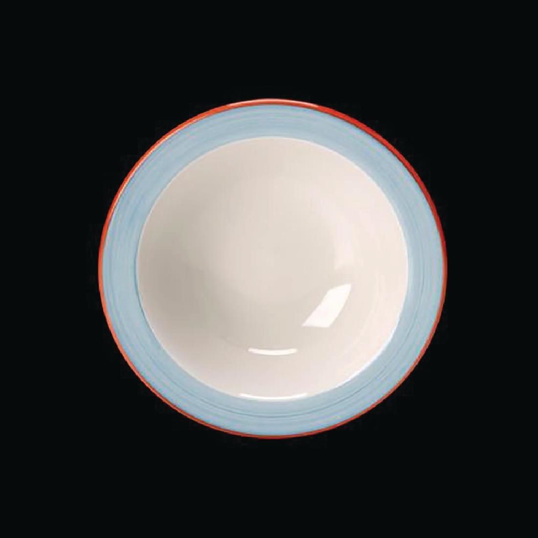 V3034 Steelite Rio Blue Oatmeal Bowls 165mm (Pack of 36)