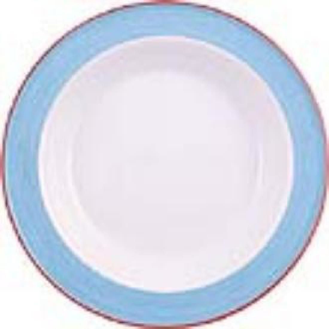 V3067 Steelite Rio Blue Soup Plates 215mm (Pack of 24)
