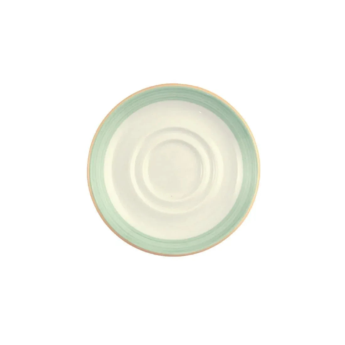 V2885 Steelite Rio Green Low Cup Saucers 165mm (Pack of 36) - JD Catering Equipment Solutions Ltd