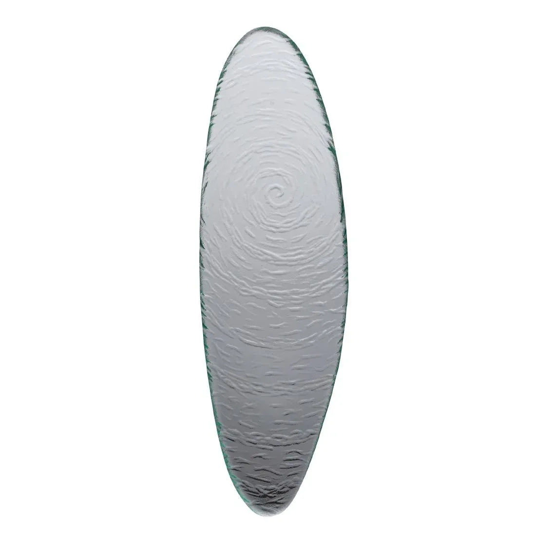 VV714 Steelite Scape Glass Oval Platters 400mm (Pack of 6) - JD Catering Equipment Solutions Ltd
