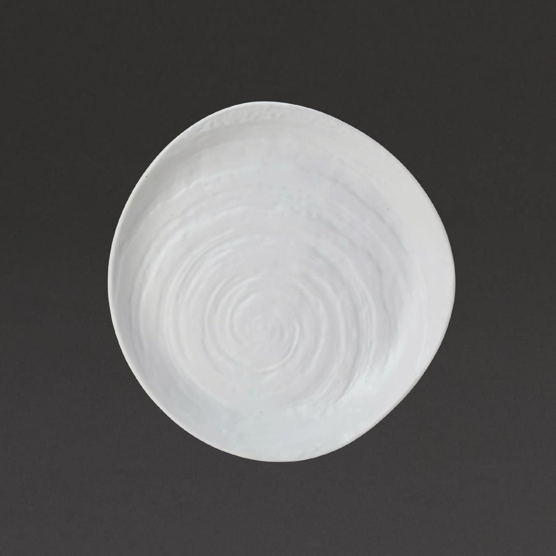 VV725 Steelite Scape White Melamine Plates 230mm (Pack of 6)