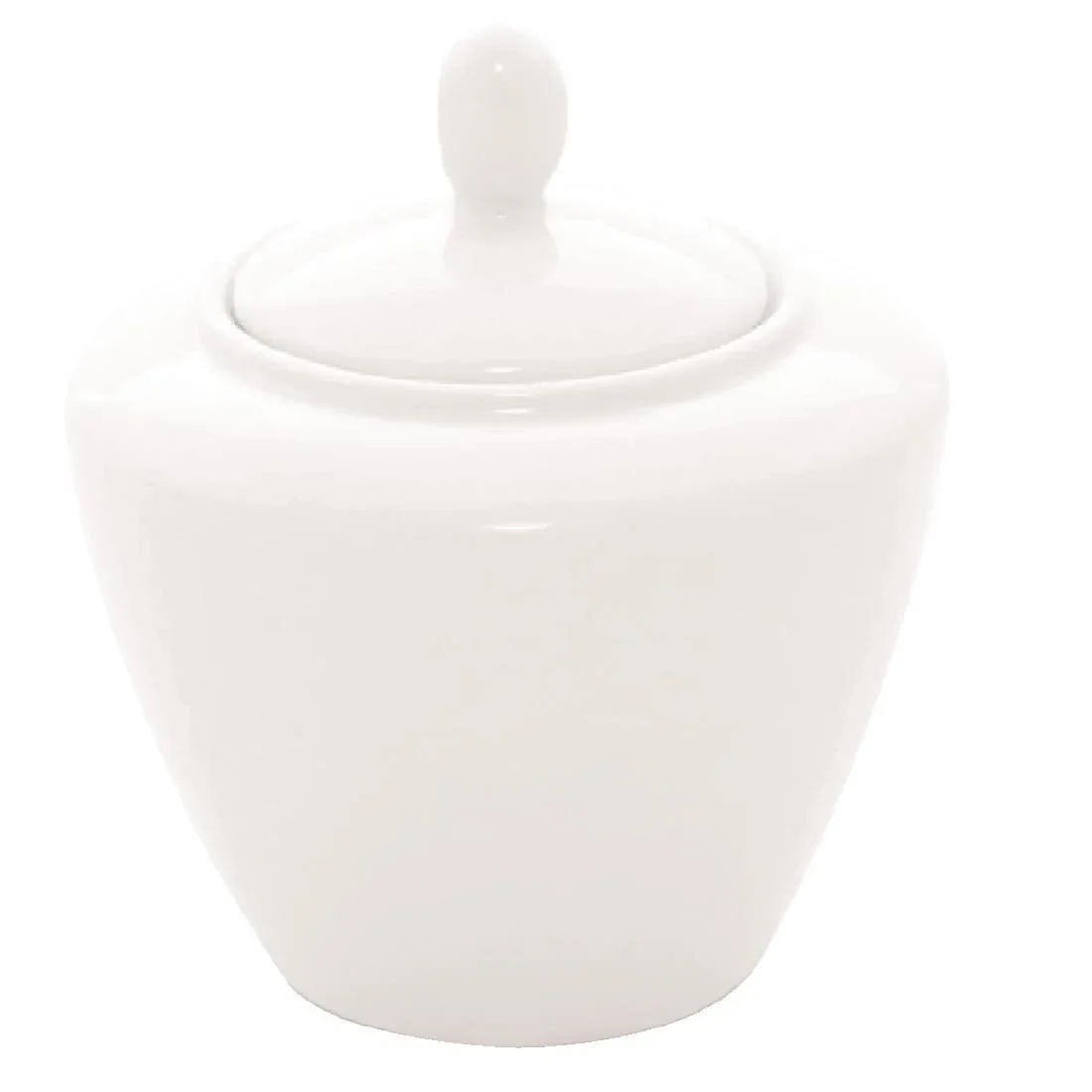 V9493 Steelite Simplicity White Covered Sugar Bowls (Pack of 6) - JD Catering Equipment Solutions Ltd