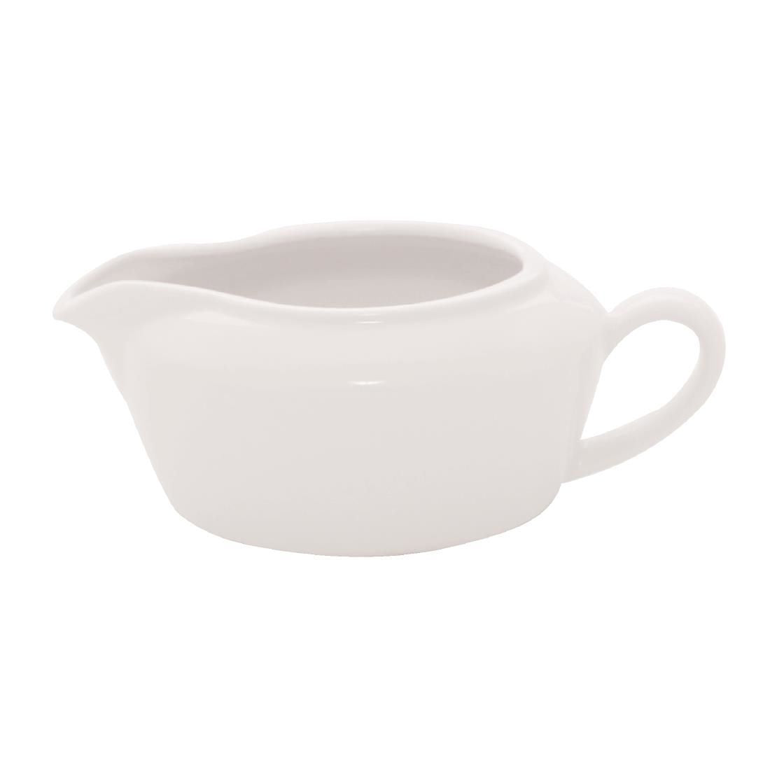 V7465 Steelite Simplicity White Harmony Sauce Boats 370ml (Pack of 6)