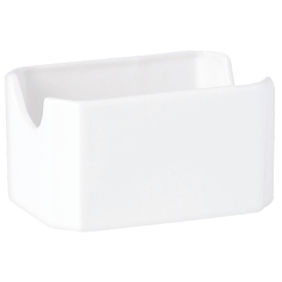 V0198 Steelite Simplicity White Packet Sugar Holders (Pack of 12)