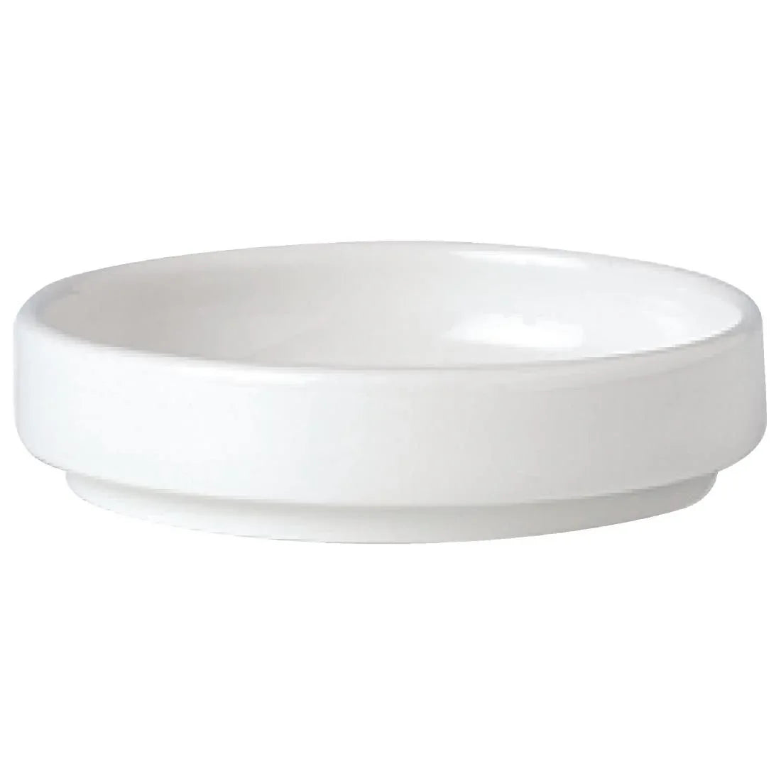 V0217 Steelite Simplicity White Stacking Ashtrays 102mm (Pack of 12) - JD Catering Equipment Solutions Ltd