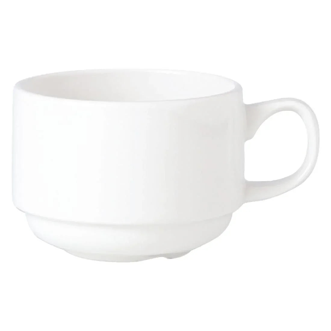 V0091 Steelite Simplicity White Stacking Slimline Cups 200ml (Pack of 36)