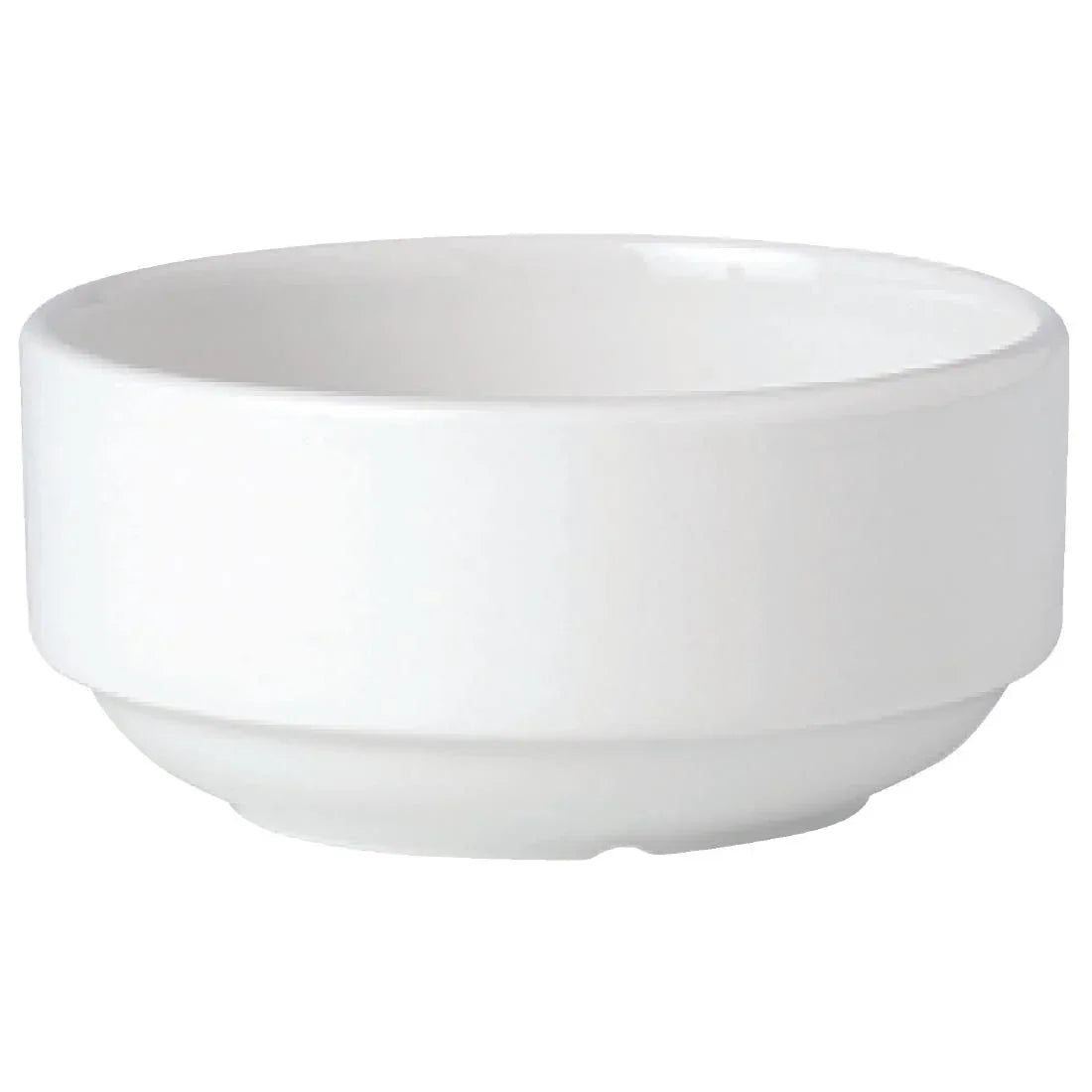 V0018 Steelite Simplicity White Stacking Soup Cups 285ml (Pack of 36) - JD Catering Equipment Solutions Ltd