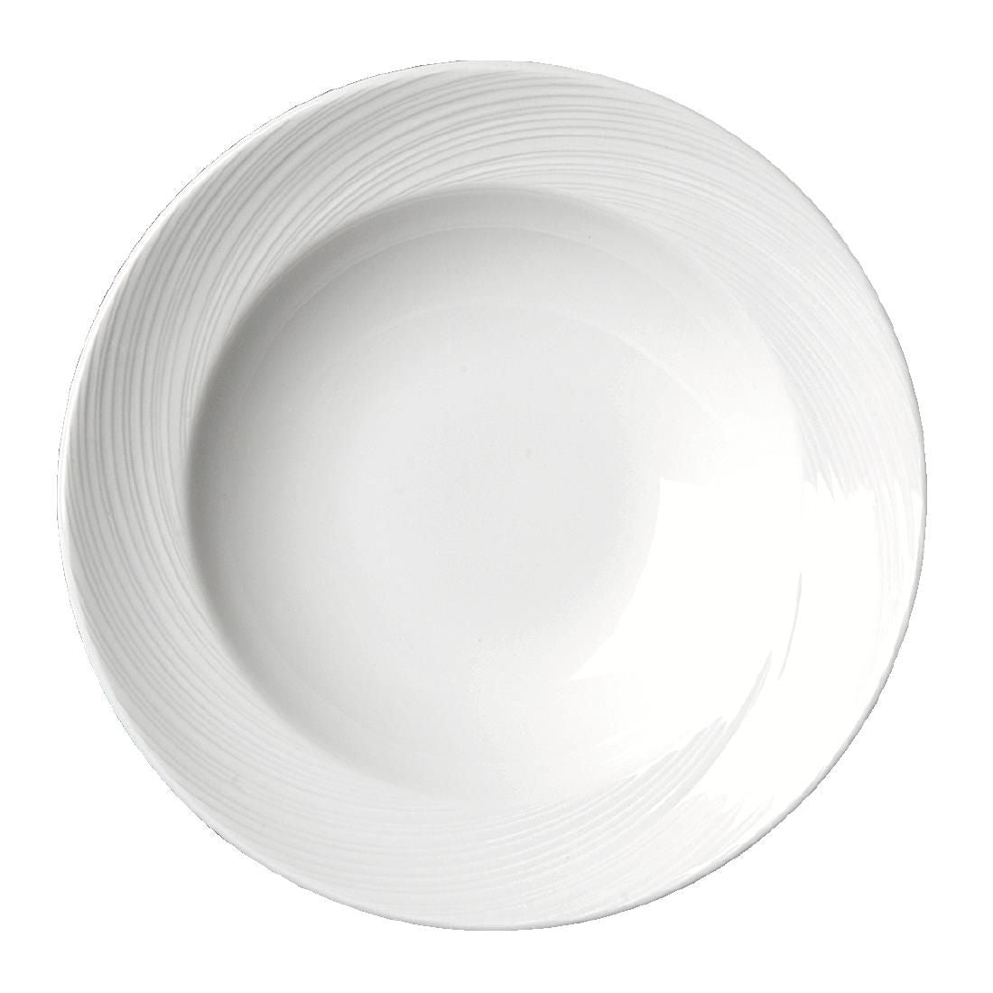 V6455 Steelite Spyro Rimmed Soup Bowls 242mm (Pack of 24)