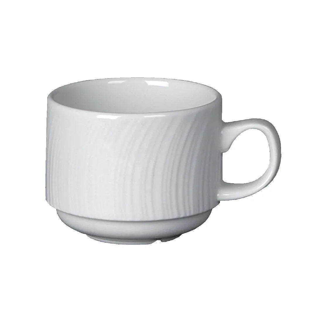 V6452 Steelite Spyro Stacking Cups 212ml (Pack of 36) - JD Catering Equipment Solutions Ltd