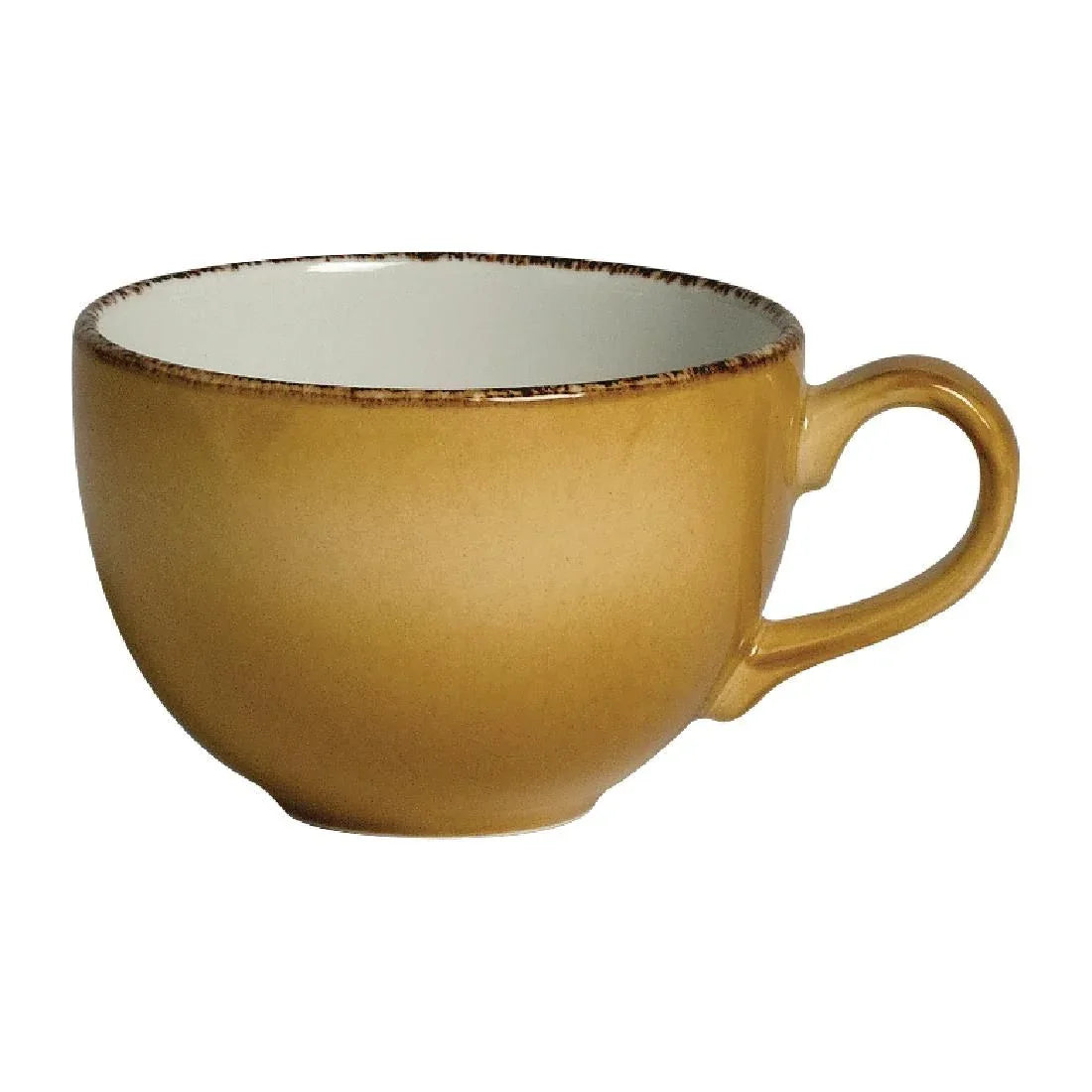 V7126 Steelite Terramesa Mustard Empire Low Cups 227ml (Pack of 36) - JD Catering Equipment Solutions Ltd