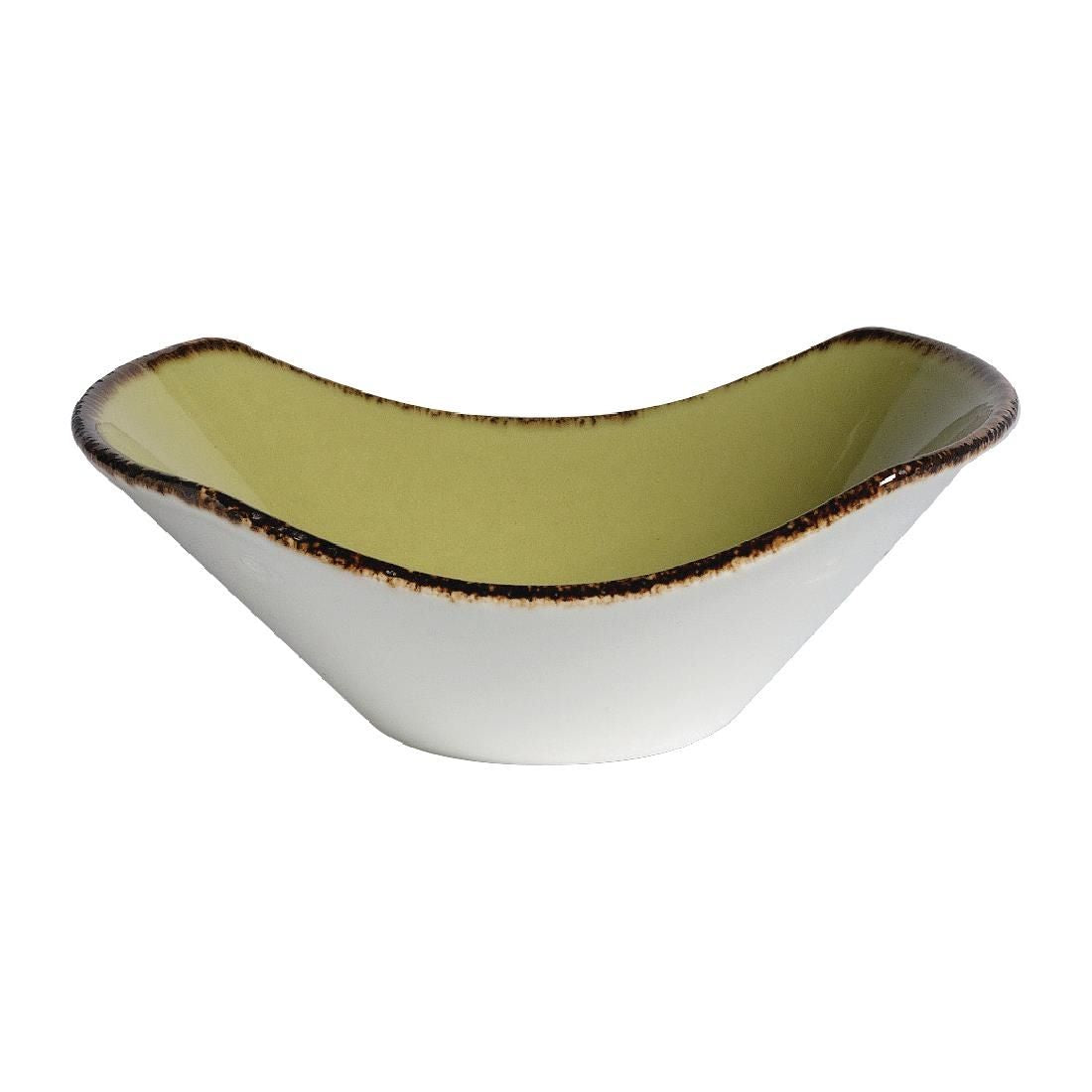 V7156 Steelite Terramesa Olive Scoop Bowls 165mm (Pack of 12)