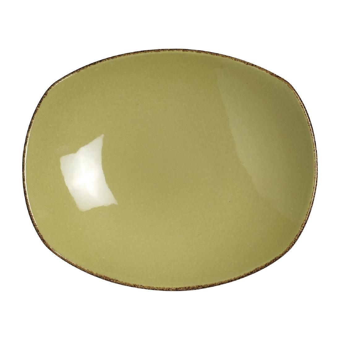 V7167 Steelite Terramesa Olive Zest Platters 255mm (Pack of 12)