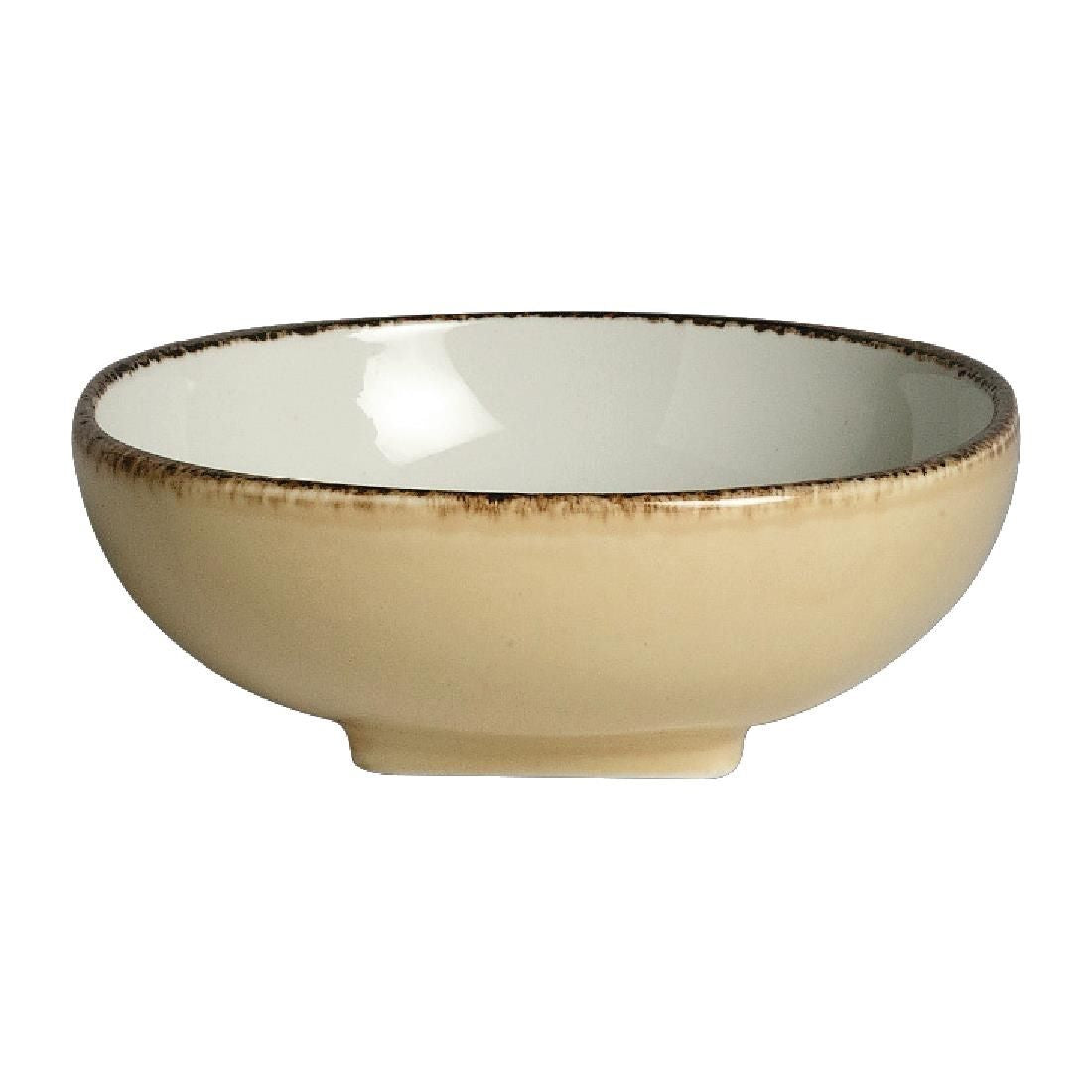 V7107 Steelite Terramesa Wheat Tasters Bowls 130mm (Pack of 12)