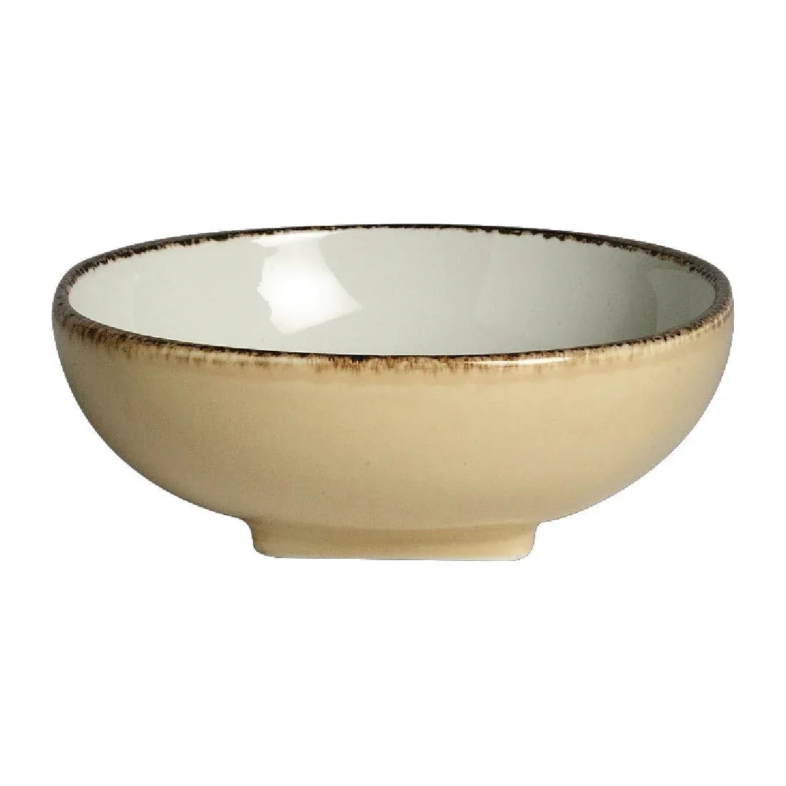 V7107 Steelite Terramesa Wheat Tasters Bowls 130mm (Pack of 12) - JD Catering Equipment Solutions Ltd