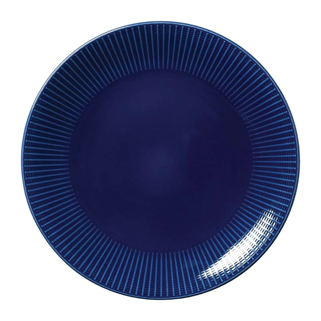 VV1804 Steelite Willow Azure Gourmet Coupe Plates Blue 280mm (Pack of 6) - JD Catering Equipment Solutions Ltd