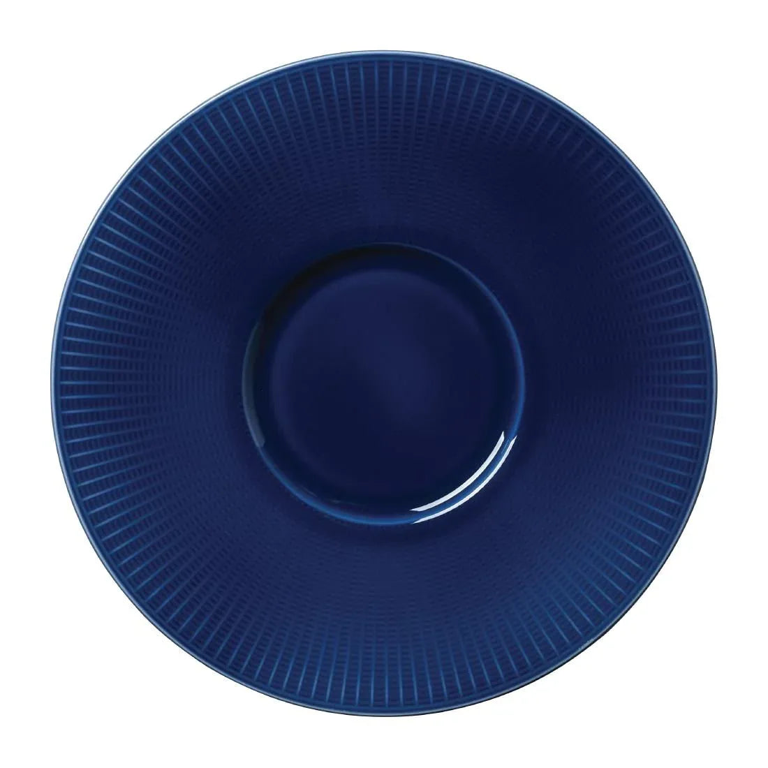 VV1803 Steelite Willow Azure Gourmet Plates Small Well Blue 285mm (Pack of 6) - JD Catering Equipment Solutions Ltd