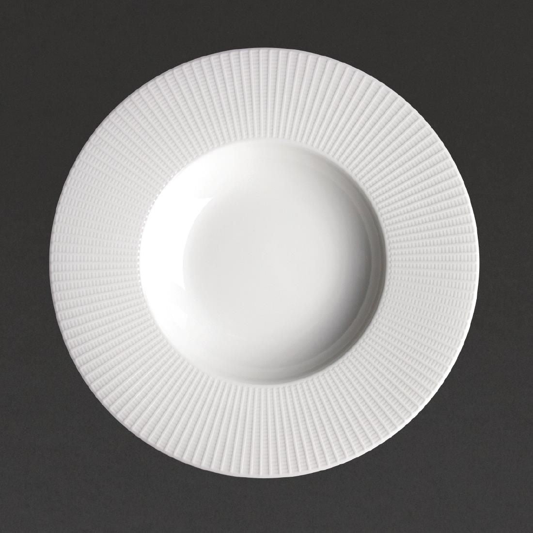 VV669 Steelite Willow Gourmet Deep Rimmed Bowl 285mm (Pack of 6)
