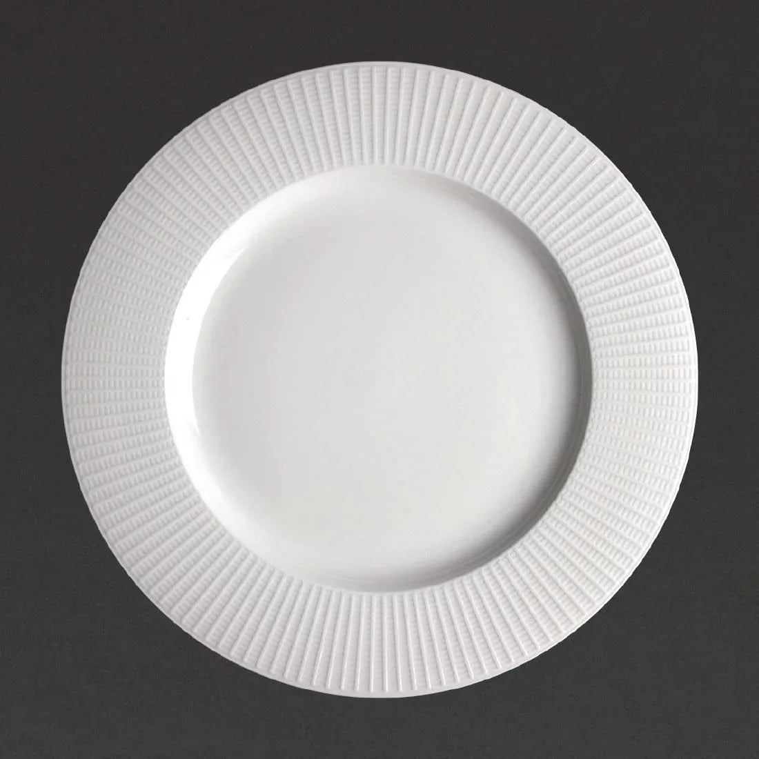 VV663 Steelite Willow Gourmet Large Well Plate 285mm (Pack of 6) - JD Catering Equipment Solutions Ltd