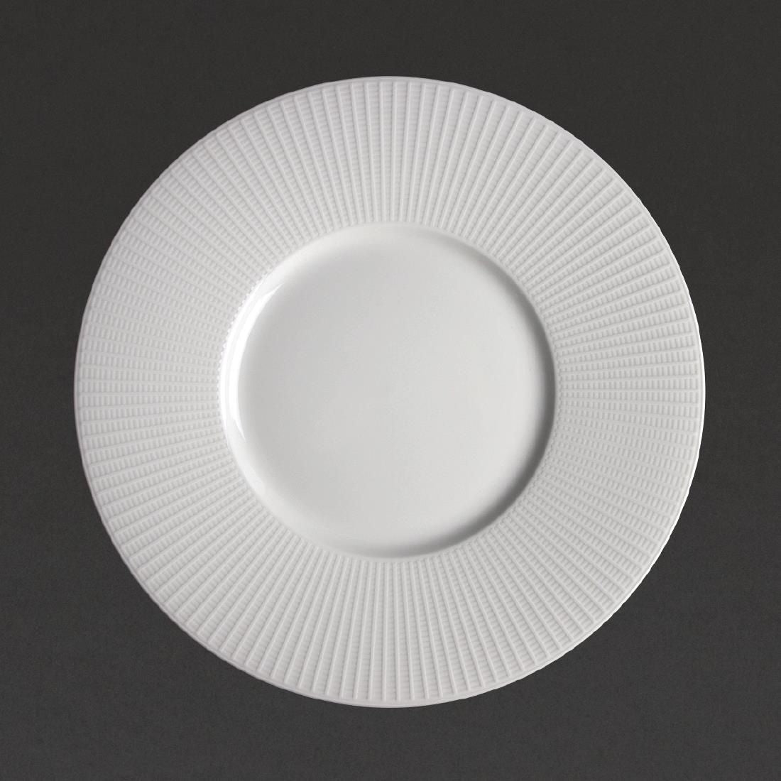VV664 Steelite Willow Gourmet Medium Well Plate 285mm (Pack of 6)
