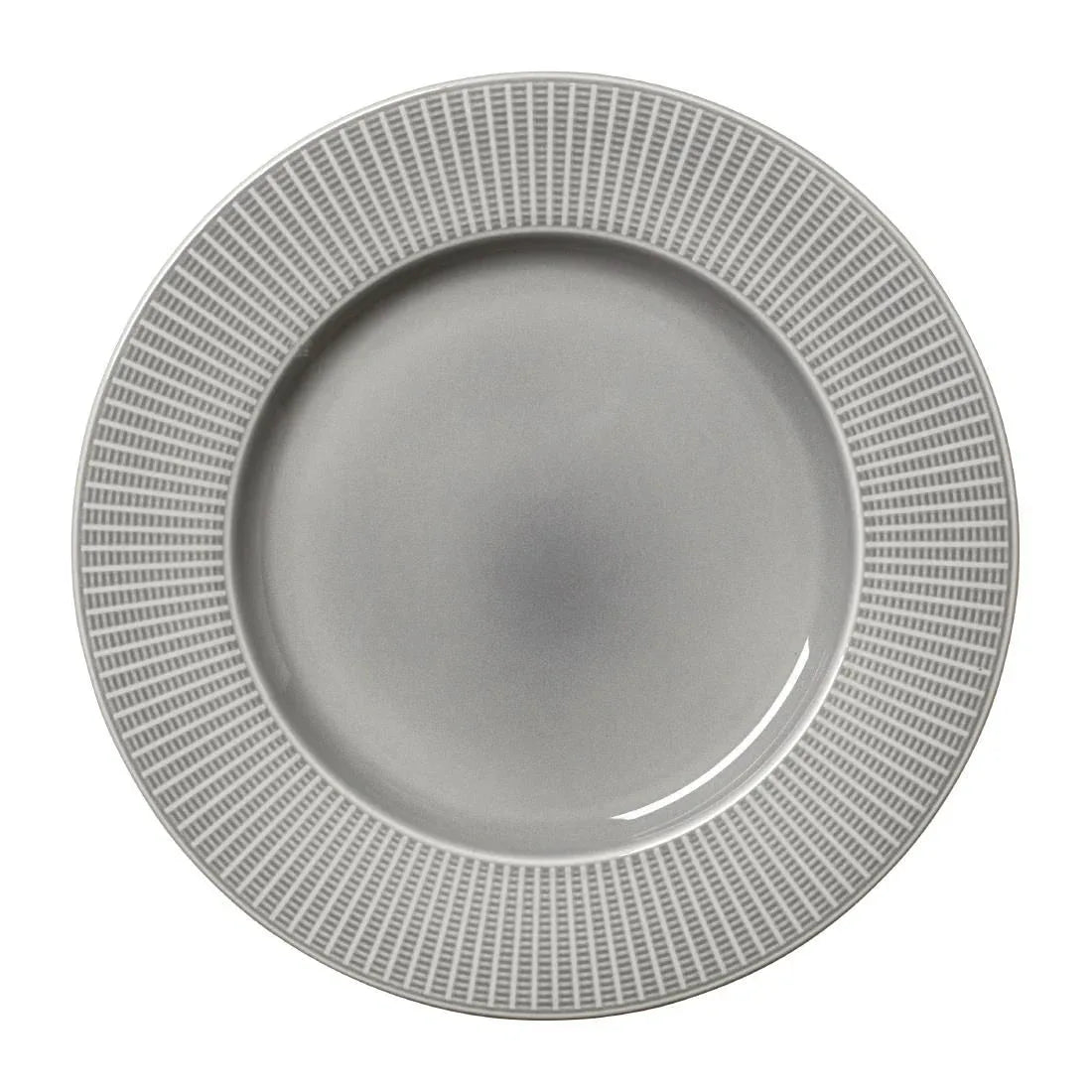 VV1793 Steelite Willow Mist Gourmet Plates Large Well Grey 285mm (Pack of 6) - JD Catering Equipment Solutions Ltd
