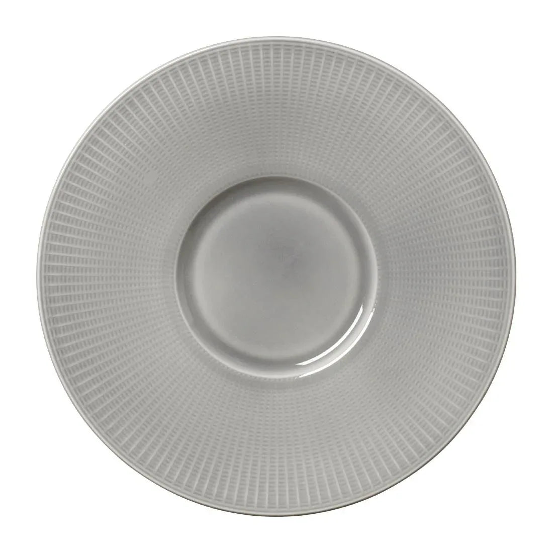 VV1795 Steelite Willow Mist Gourmet Plates Small Well Grey 285mm (Pack of 6) - JD Catering Equipment Solutions Ltd