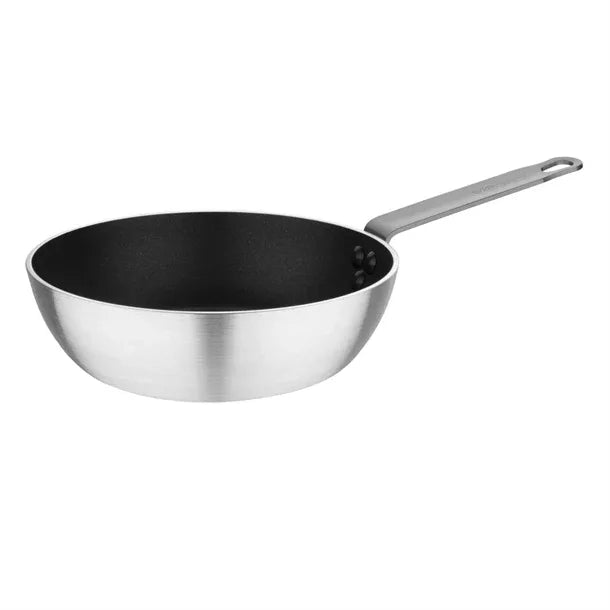 T355 Vogue Non Stick Aluminium Flared Saute Pan 240mm - JD Catering Equipment Solutions Ltd