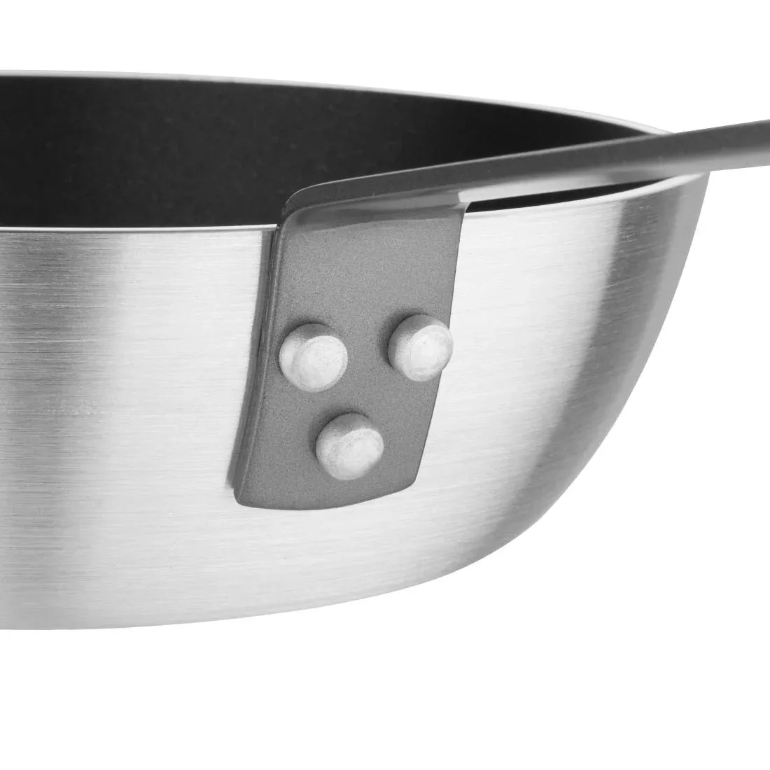 T355 Vogue Non Stick Aluminium Flared Saute Pan 240mm - JD Catering Equipment Solutions Ltd