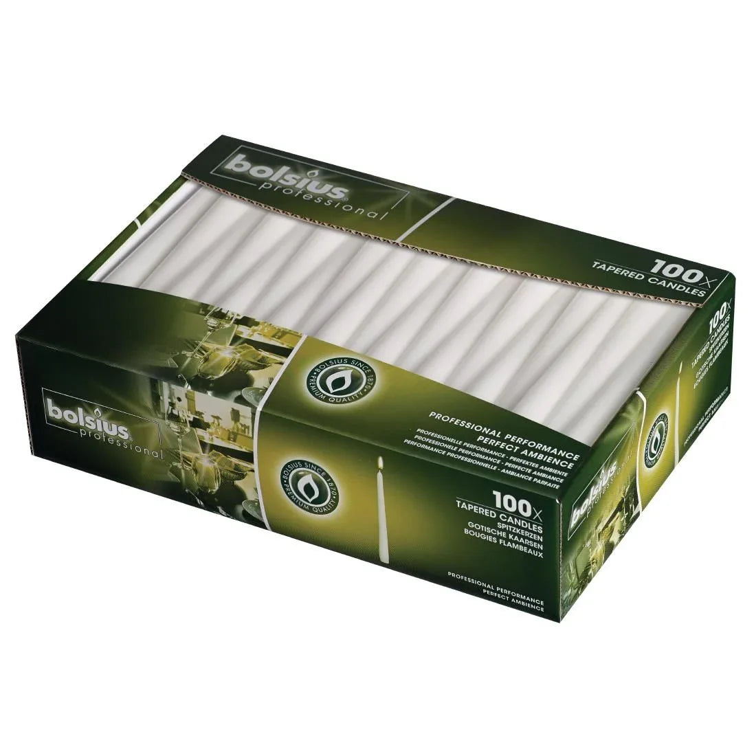 P960 Tapered 10 inch Candles (Pack of 100) - JD Catering Equipment Solutions Ltd