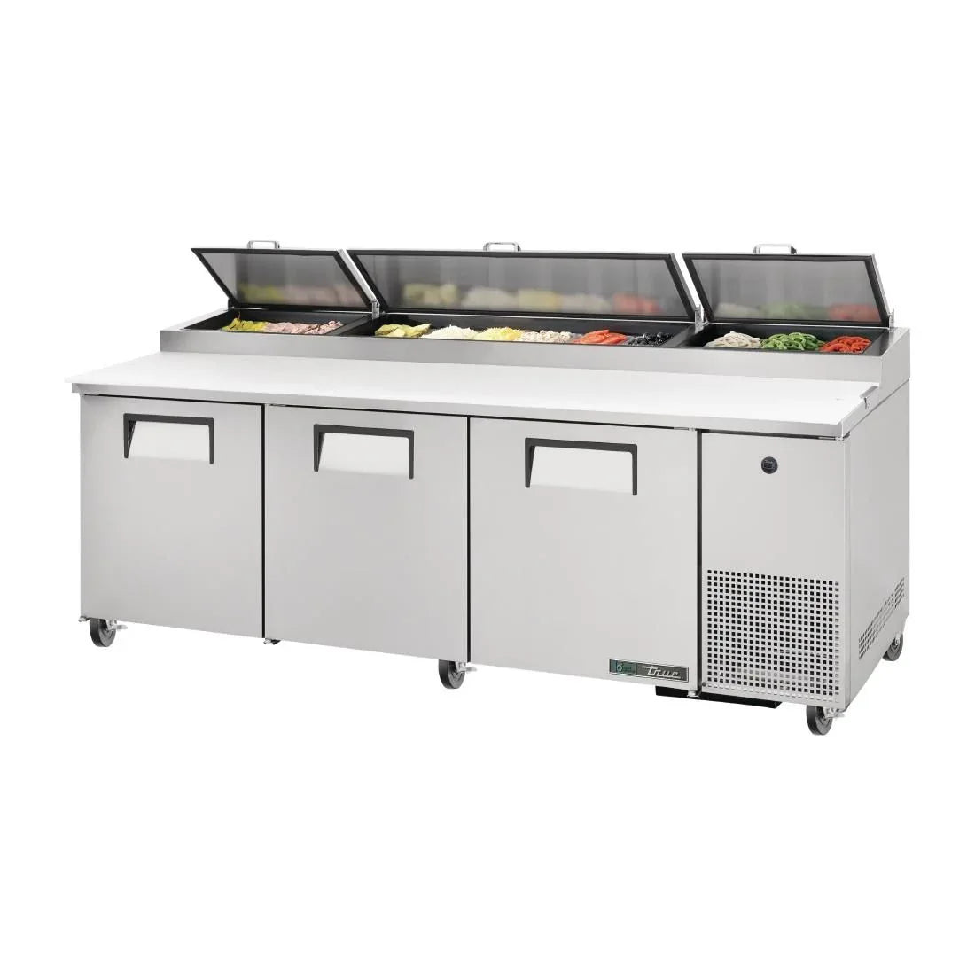 CK305 True 3 Door Pizza Prep Table TPP-93 - JD Catering Equipment Solutions Ltd