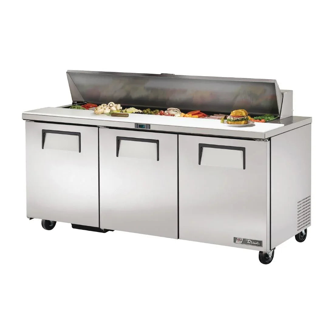 CC236 True Salad Prep Counter 3 Door 538Ltr TSSU-72-18 - JD Catering Equipment Solutions Ltd