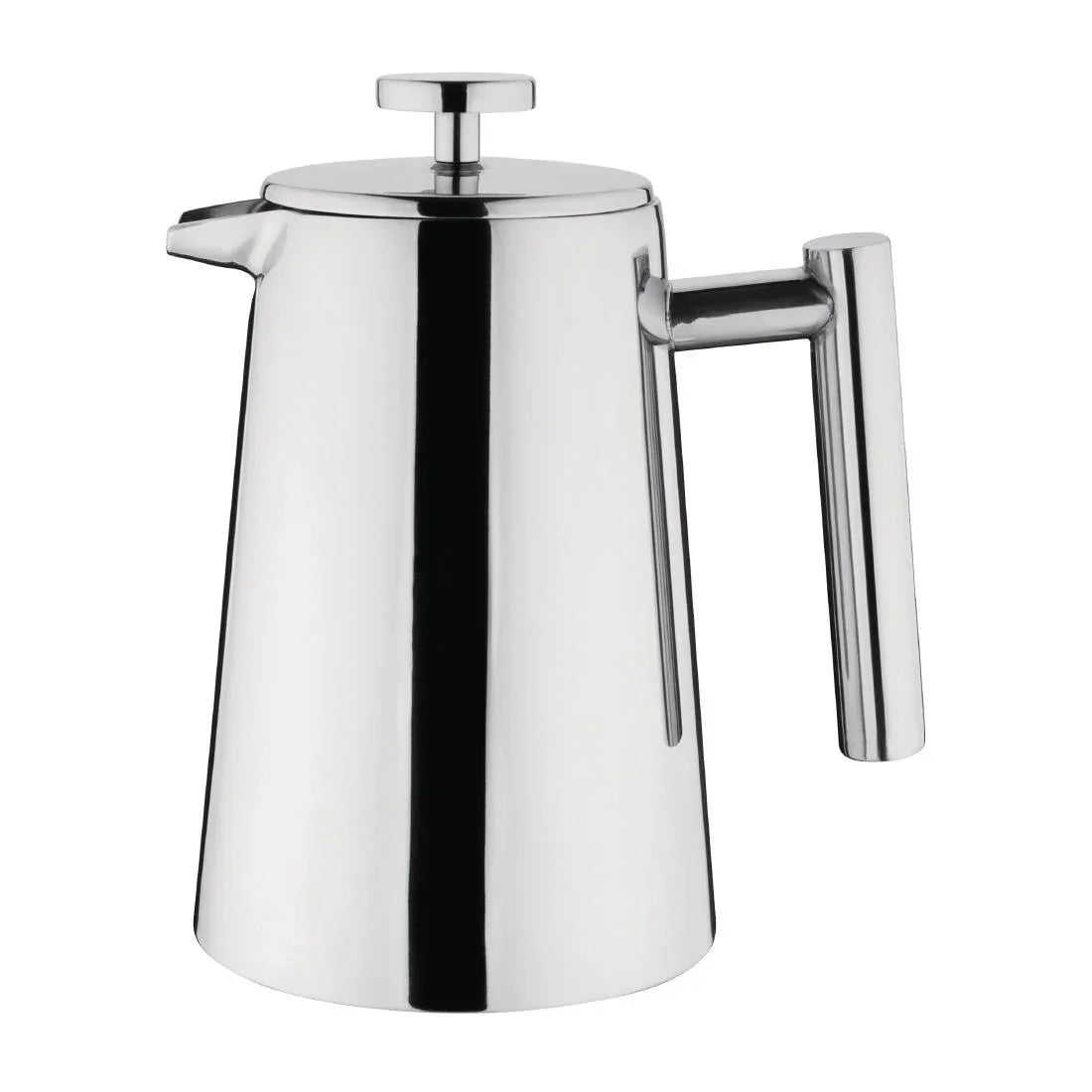 U073 Olympia Insulated Art Deco Stainless Steel Cafetiere 6 Cup - JD Catering Equipment Solutions Ltd